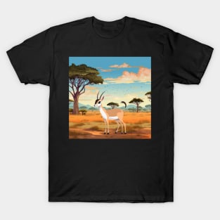 Springbok Against The Backdrop of The Savanna T-Shirt